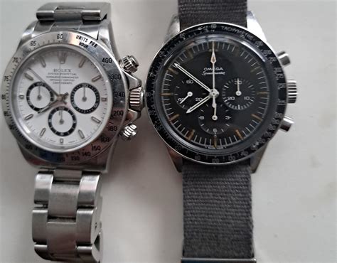 omega speedmaster vs rolex daytona|daytona vs speedmaster reddit.